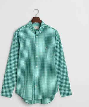Gant Langarmhemd Popeline Bluse mit Vichy-Karo - Regular Fit