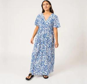 Saint James Sommerkleid 3228 Damen Sommerkleid Cecilia Blätterprint