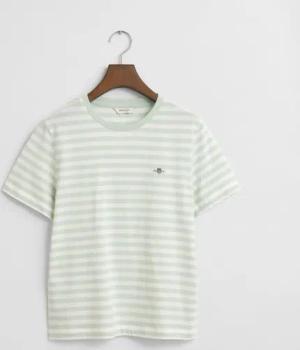 Gant Kurzarmhemd REG STRIPED SHIELD SS T-SHIRT