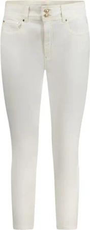 GUESS JEANS 5-Pocket-Jeans Damen High-Skinny Jeans in Weiß aus Bio-Baumwolle mit Details