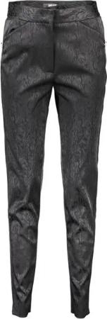 Just Cavalli 5-Pocket-Hose Elegante Damenhose in Schwarz mit Logo, Taschen und Reißverschluss