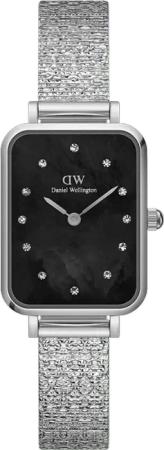 Daniel Wellington DW Uhr Quadro Lumine Pressed Piano Silver 20x26mm