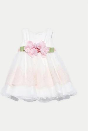 Abel & Lula Elegantes Kleid 5004 Écru Regular Fit