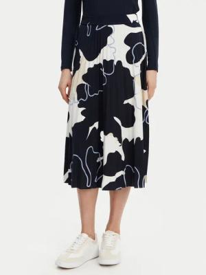 Tom Tailor Faltenrock 1045295 Dunkelblau Regular Fit
