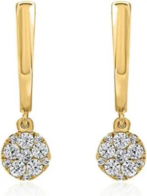 Diamant Ohrringe für Damen aus Gold