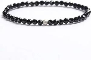 Kim Johanson Armband Naturstein Perlenarmband (1-tlg), mit 925 Sterling Silberperle