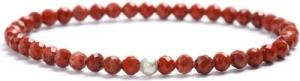 Kim Johanson Armband Naturstein Perlenarmband (1-tlg), mit 925 Sterling Silberperle