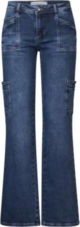 STREET ONE Chinohose Style Denim-Straight Leg.casua