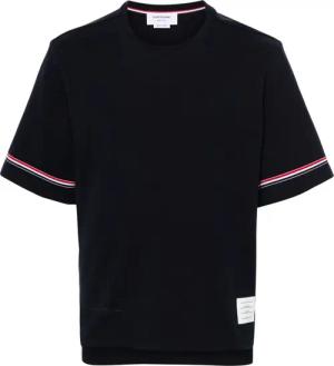 Thom Browne - Short-Sleeved Crew-Neck T-Shirt - Größe 3 - blau