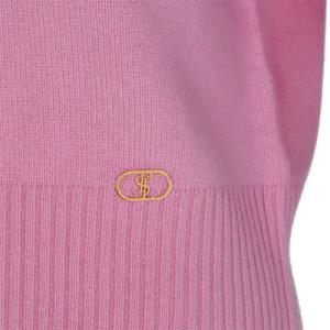 SEM PER LEI - Pulli H.A Raffung - Größe 40 - rosa