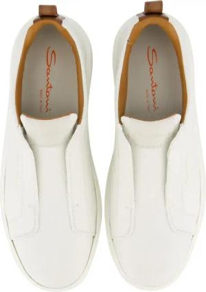 Santoni Loafer - Heren Victor Sneaker Wit - Gr. UK_6_5 - in Weiß - für Damen