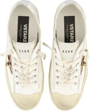Golden Goose Low-Top Sneaker - Dames V-Star 2 Sneaker Wit/Leo - Gr. 41 (EU) - in Weiß - für Damen