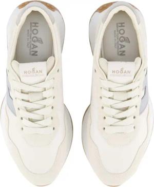 Hogan Low-Top Sneaker - Dames H641 Sneaker Wit/Grijs - Gr. 37 (EU) - in Weiß - für Damen