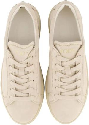 Tod's Low-Top Sneaker - Dames Cassetta Sneaker Beige - Gr. 36 (EU) - in Beige - für Damen
