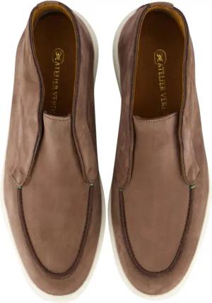 ATELIER VERDI Stiefel - Heren Enzo Nubuck Mid Loafer - Gr. 44 (EU) - in Braun - für Damen