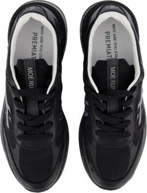 Premiata Low-Top Sneaker - Dames Moerund Sneaker Zwart - Gr. 37 (EU) - in Schwarz - für Damen