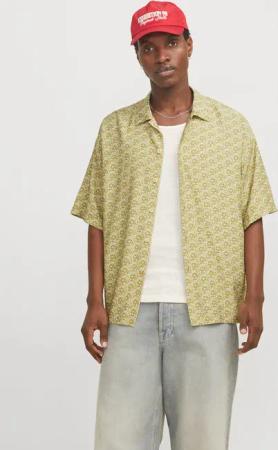 Jack & Jones Kurzarmhemd "JORMARSHALL ISLINGTON AOP SHIRT SS SN"