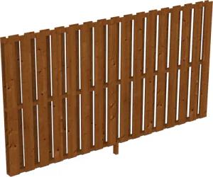 Skanholz Carport-Seitenwand "Deckelschalung"