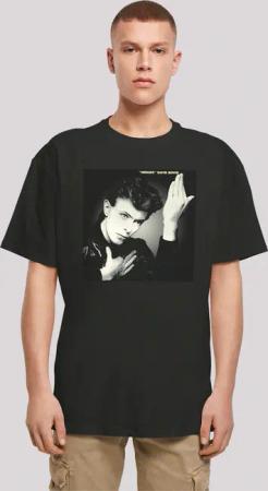 F4NT4STIC T-Shirt "David Bowie Rock Music Band Heroes Album Cover", Print