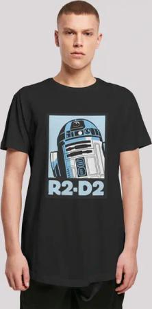 F4NT4STIC T-Shirt "Star Wars R2-D2 Poster", Herren,Premium Merch,Lang,Longshirt,Bedruckt