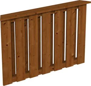 Skanholz Brüstungsgeländer "Deckelschalung"