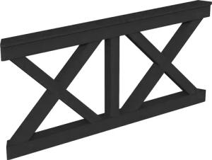 Skanholz Brüstungsgeländer "Andreaskreuz"
