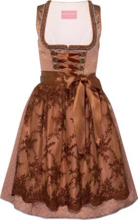 Krüger Madl Dirndl Midi Jacquard-Dirndl