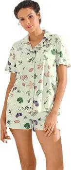 Lisca Kleider & Outfits Pyjama Shorts Hemd Kurzarm POMPEYA