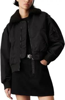 Calvin Klein Jeans Damen-Jacke SATIN AVIATOR J20J224115