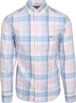 Gant Hemd Tartan Kariert Rosa - Größe XL