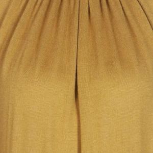 FRENCKENBERGER - Long Drape Dress - Größe M - goldfarben