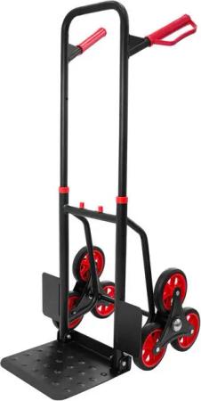 Trucky Treppensackkarre Treppenkarre Sackkarre 150 kg Stahl klappbar Treppensteiger Schwarz
