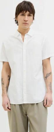 Jack & Jones Kurzarmhemd "JJEBREEZE SHIRT SS SN", mit Hemdkragen