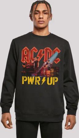 F4NT4STIC Sweatshirt "ACDC Rock Musik Band PWRUP Stage Lights", Print