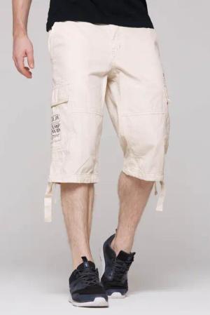 CAMP DAVID Shorts, mit Bindeband am Saum