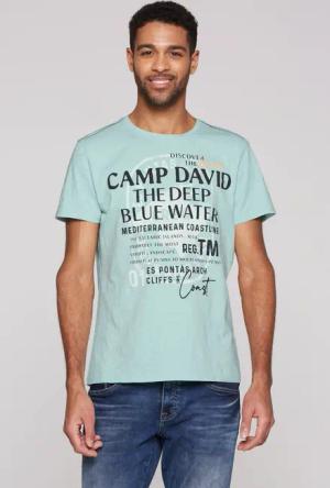 CAMP DAVID Rundhalsshirt, mit Necktape