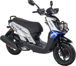 GT UNION Motorroller PX55 Cross Conzept 45, 49,6 ccm, 45 km/h, Euro 5, Luftgekühlter Motor