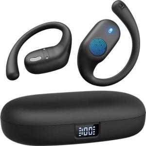 BRAIDOL Kopfhörer Bluetooth 5.3 Kopfhörer,Sport Kopfhörer,In-Ear-Kopfhörer Bluetooth-Kopfhörer (mit Digital LED Display, Wireless Earbuds)
