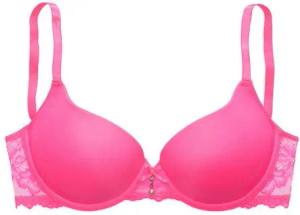 LASCANA Schalen-BH mit Bügel und hübschem Spitzenrücken, sexy Dessous