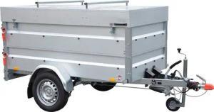 STEMA PKW-Anhänger BASIC 850 COC, max. 593 kg, inkl. Bordwandaufsatz und Deckel