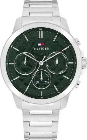 Tommy Hilfiger Multifunktionsuhr HENRY 1710686, Quarzuhr, Armbanduhr, Herrenuhr, Edelstahlarmband, analog