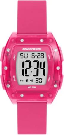 Skechers Chronograph SAWTELLE SR6324, Quarzuhr, Armbanduhr, Damenuhr, Herrenuhr, Silikonarmband, digital