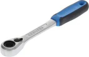 Gedore Umschaltknarre, mit 1/2 Zoll, 12,5 mm Sechskantaufnahme für Gewindebolzen, 6° Rückschwenkwinkel, 1993 U-20 SK