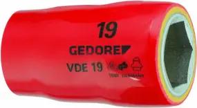 Gedore VDE 19 24 VDE-Steckschlüsseleinsatz 1/2" 6-kant 24 mm