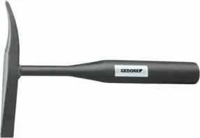 Gedore 77 ST-400 Schweißerpickhammer mit Stahlrohrstiel, 400 g