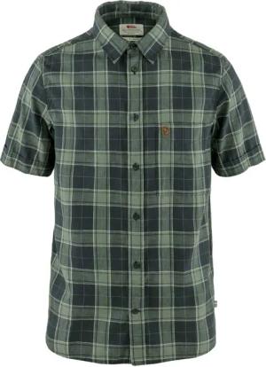 Fjällräven Övik Travel Shirt SS M Herren (Dunkelblau XXL Größe)