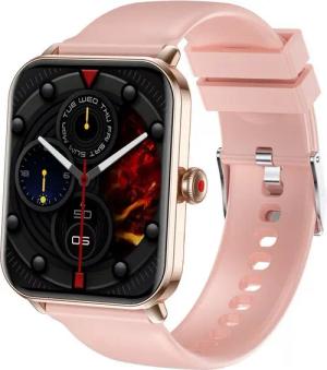 walkbee Smartwatch,Fitness Tracker Uhr für Damen Herren mit Telefonfunktion Smartwatch (Quadratischer 1,83''-Voll-Touch-Farbdisplay Zoll) mit drehbarer Knopf,einfache Bedienung,mit Herzfrequenz,Blutsauerstoff, Schrittzähler, Atemtraining, Musiksteuerung u