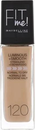 MAYBELLINE NEW YORK Foundation Foundation Fit Me Liquid, LSF 18, 120 Classic Ivory, 30 ml