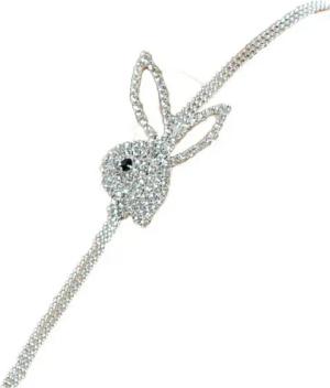 Einkaufszauber BH-Träger Schmuck BH-Träger Bunny Hase - Austausch BH Träger (1 Paar), Mit Strass und Bunny