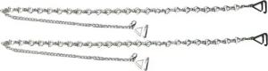 Einkaufszauber BH-Träger Schmuck BH-Träger Herzerl silber (1 Paar), Herzen in Goldfarben